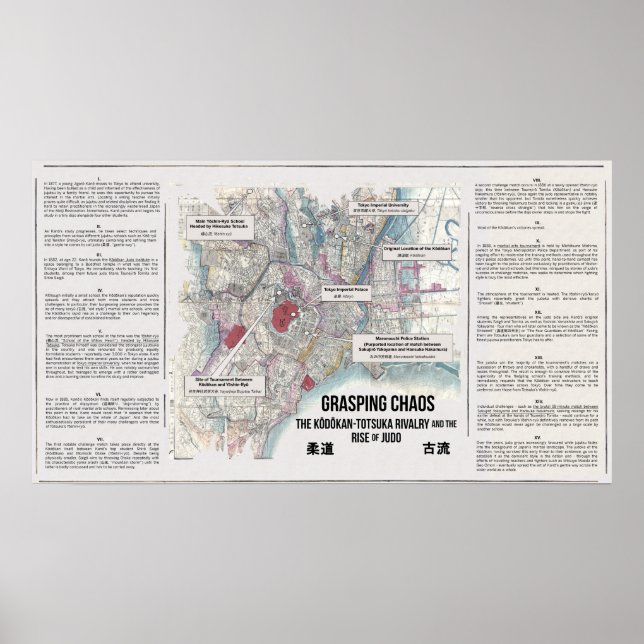 O aumento do Poster de Judo (Frente)