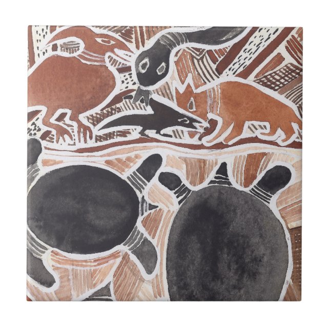 O australiano sonha o azulejo dos peixes das (Frente)