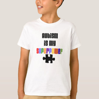O autismo é meu t-shirt da superpotência