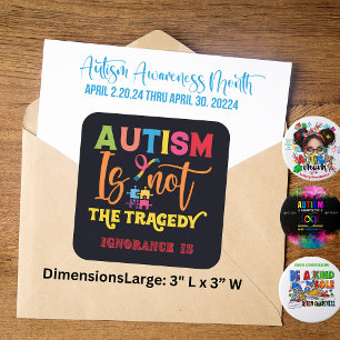 O Autismo Não É A Tragédia - Os Autocolantes Da Co