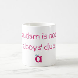o autismo não é uma caneca esboçado do clube dos