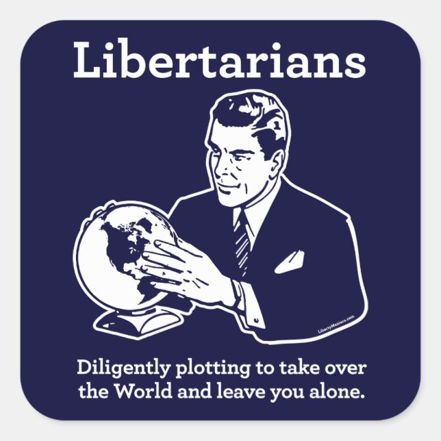 O Autocolante Libertário (Frente)
