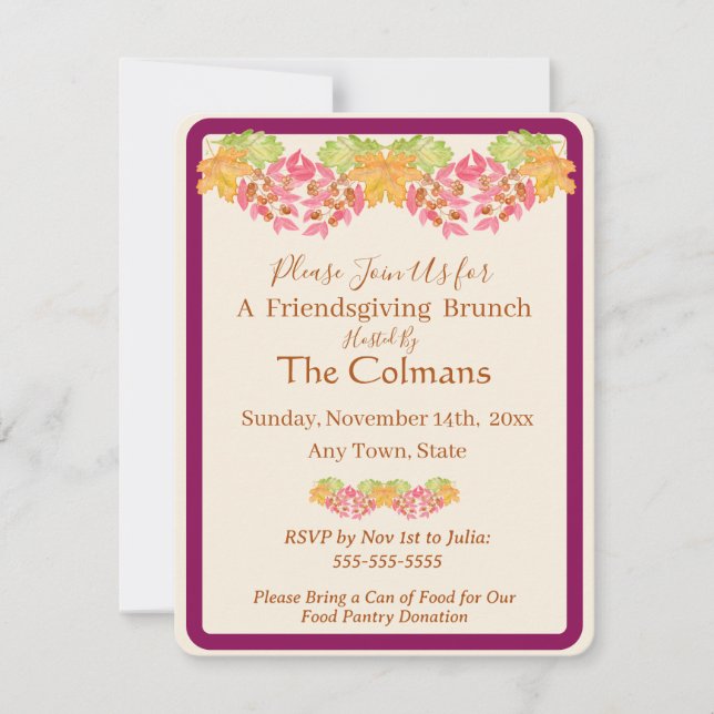 O Autumn De Cores Aquáticas Tintadas Deixa A Ação  (Frente)