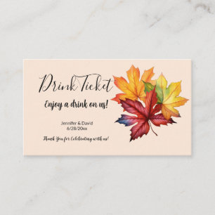 O Autumn Deixa Beber Cartão de Enclosure