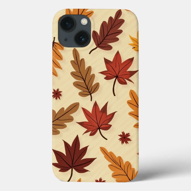 O Autumn Deixa O Padrão iPhone 13 Case (Verso)