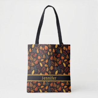 O Autumn Deixa O Padrão Tote Bag