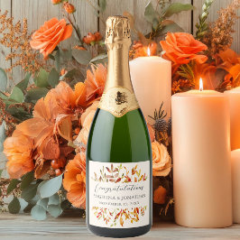 O Autumn Elegante Deixa Casamento Personalizado