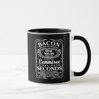 o bacon não é apenas para a caneca do pequeno