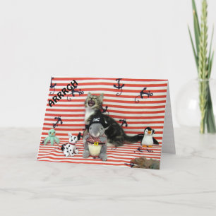 O Bandit Fala Como Um Cartão de Saudação Pirata