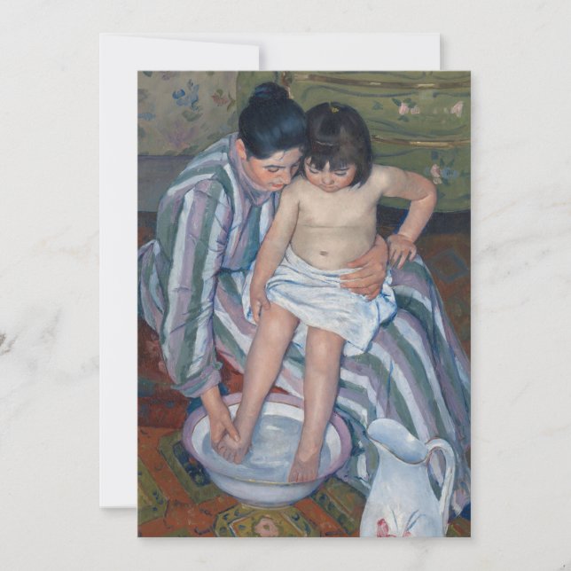 O Banho da Criança | Mary Cassatt (Frente)
