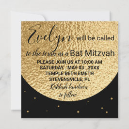 O Bar de Bat Mitzvah Fora deste Convite da Praça M