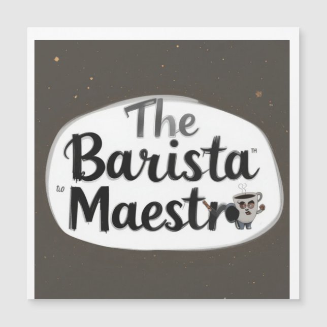 O Barista Maestro (Frente)