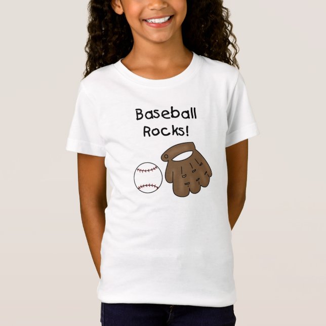 O basebol balança t-shirt e presentes (Frente)