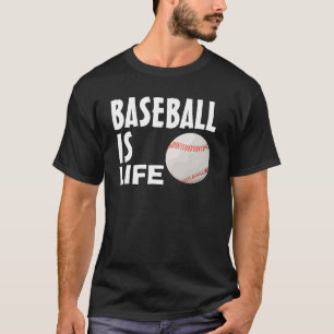 O basebol é vida, t-shirt