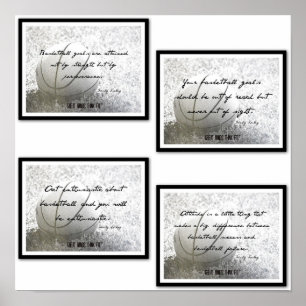 O basquetebol inspirado cita o poster 9-12