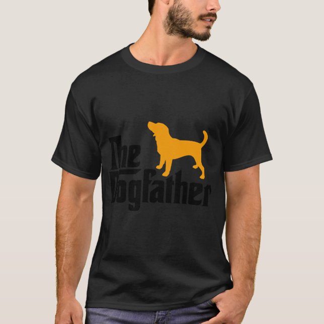 O Beagle Dogfather Camiseta Divertida (Frente)