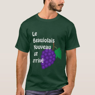 O Beaujolais Nouveau est da camisa do vinho T