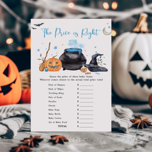 O Bebê Azul está a Comprar O Preço é o Jogo Certo (Baby is Brewing Baby Shower The Price is Right Game)