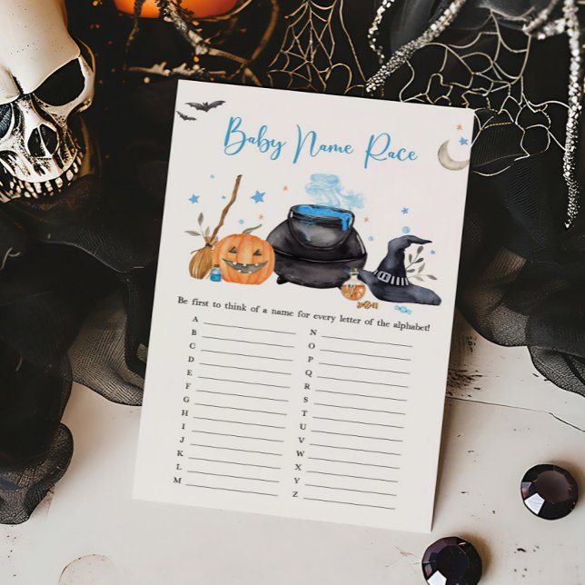 O Bebê Azul está criando o Jogo Race do Nome do Be (Baby is Brewing Baby Shower Baby Name Race Game)