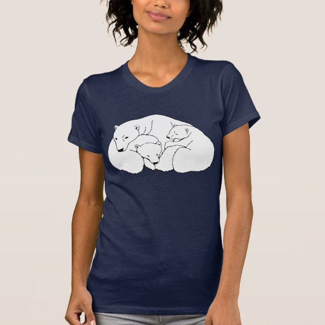 O bebê carrega camisas da arte dos animais (Frente)