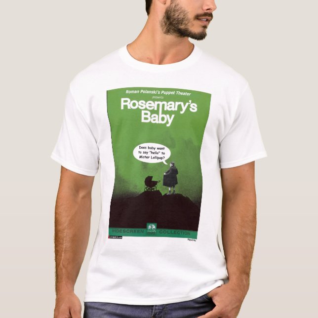 O bebê de Rosemary - t-shirt da sátira de Polanski (Frente)