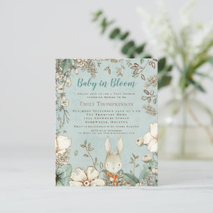 O Bebê Do Orçamento No Bloom Bunny Boy Chá de fral