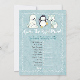 O Bebê Dos Animais De Inverno Adivinha O Jogo Do P