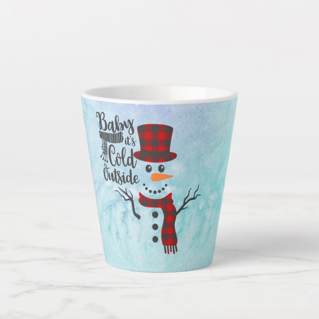 O Bebê É Frio Fora Da Caneca De Neve (Frente)