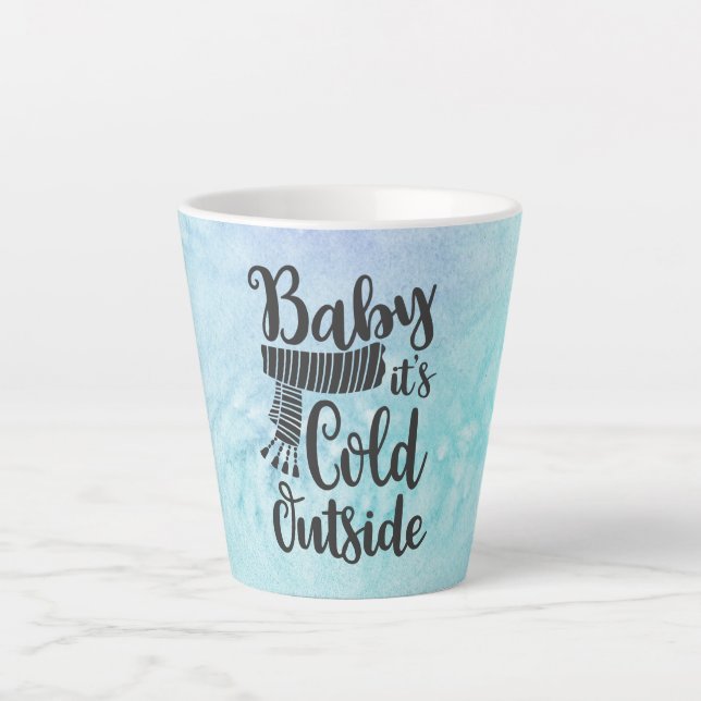 O Bebê É Frio Fora Da Caneca De Neve (Frente)