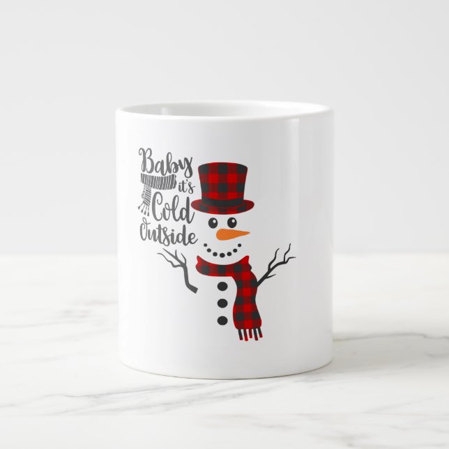 O Bebê É Frio Fora Da Caneca De Neve (Frente)