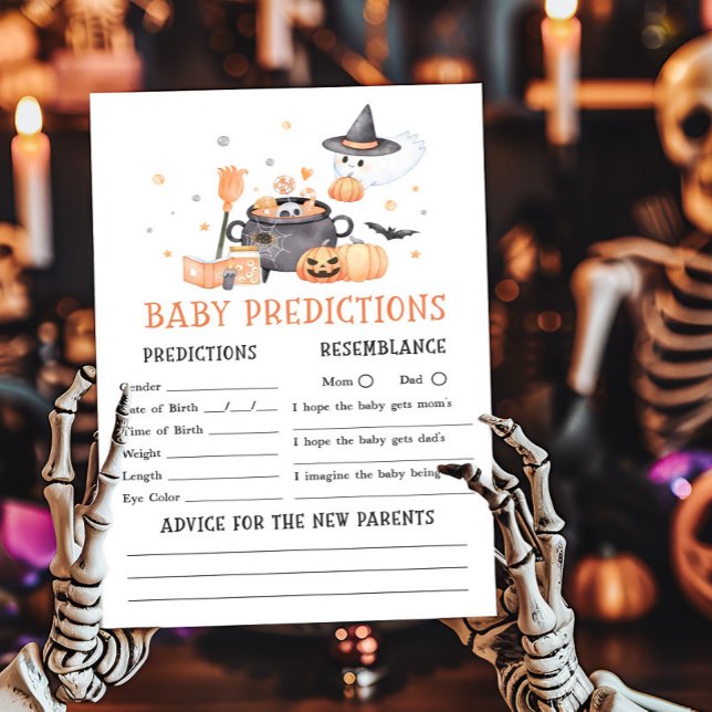 O Bebê está a criar o jogo das previsões do bebê l (Baby is Brewing Baby Shower Baby Predictions Game)