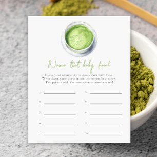 O bebê está a preparar matcha - Diga a essa comida