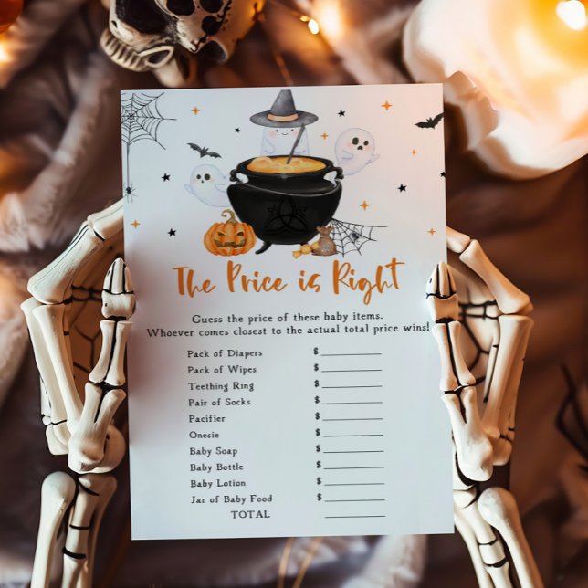 O Bebê Laranja está a fazer o jogo certo (Baby is Brewing Baby Shower The Price is Right Game)