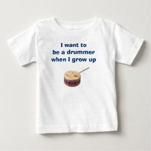 O BEBÊ OU A GAROTA QUER SER UM DROMER T-SHIRT