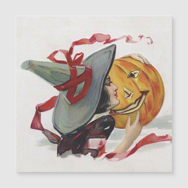 O Beijo da Bruxa: um Jack o Lantern no Halloween (Frente)