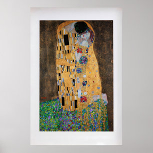 O Beijo de Gustav Klimt Impressão de Arte Vintage