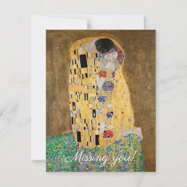 O Beijo de Gustav Klimt Nostalgia (Frente)