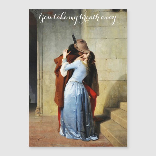 O Beijo - Francesco Hayez Il Bacio Romântico (Frente)