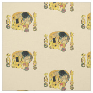 O beijo pelo tecido de Klimt