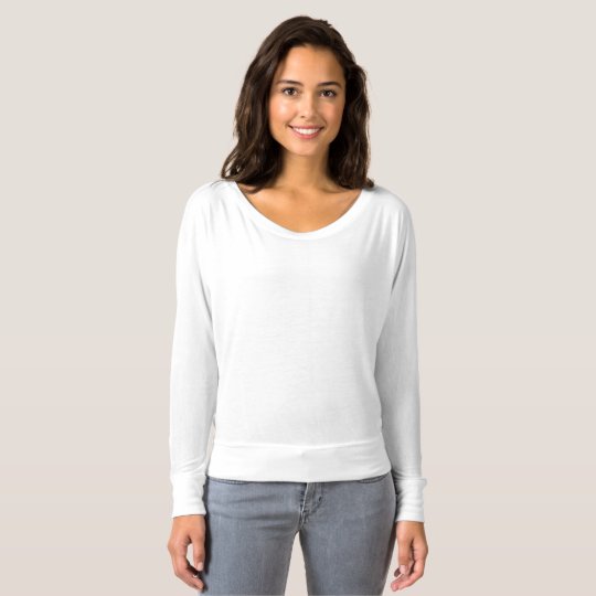 Camisa feminina Bella, Flowy OFF Shoulder, Branco