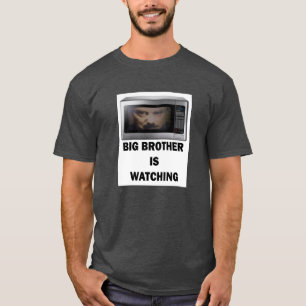 O big brother está olhando o t-shirt