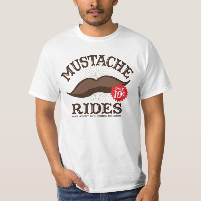 O bigode monta o t-shirt (Frente)