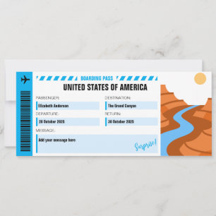 O Bilhete de Viagem Surpresa do Grand Canyon