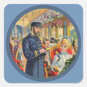 O bilhete treina por favor etiquetas