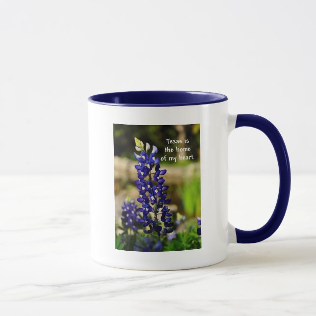 O Bluebonnet "Texas é a casa caneca do meu (Direita)
