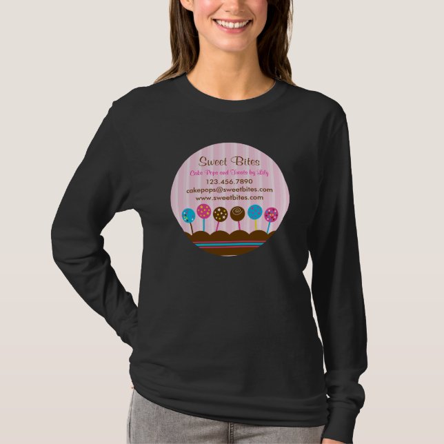 O bolo estala o t-shirt da padaria (Frente)