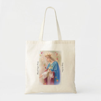 O bolsa abençoado das canvas da Virgem Maria