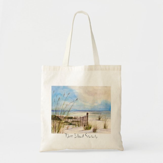 O bolsa da serenidade da ilha de Tybee (Frente)