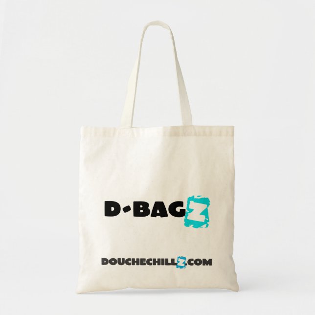O bolsa das canvas de D-Bagz Douchechillz - azul (Frente)