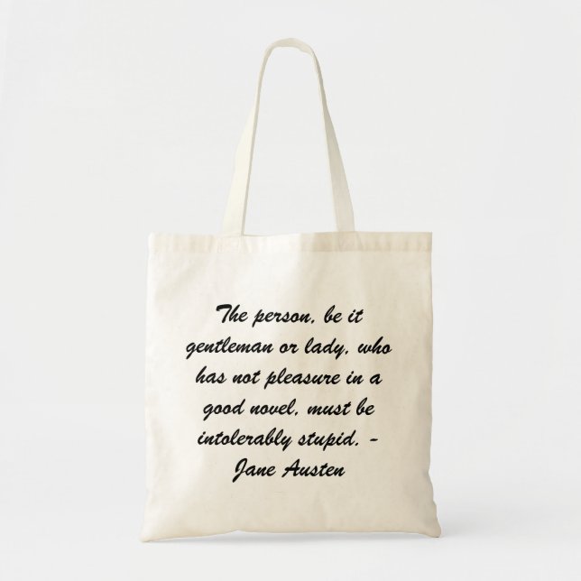 O bolsa de Jane Austen (Frente)